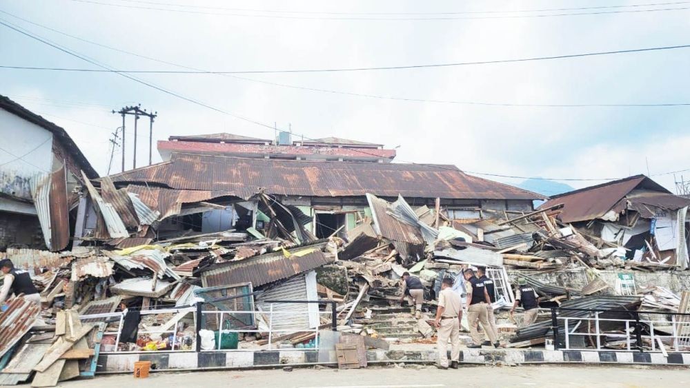 The NSF office which was located at Naga Club Building, Kohima was demolished by unknown miscreants on May 27 morning. The building also housed offices of the ANCSU, KPC and around 8 shops. (Morung Photo)